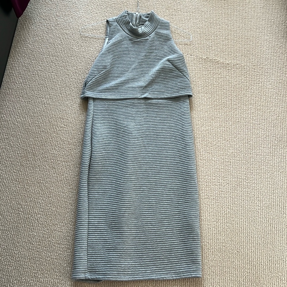 Light Grey Midi Bar III Dress - Size US M